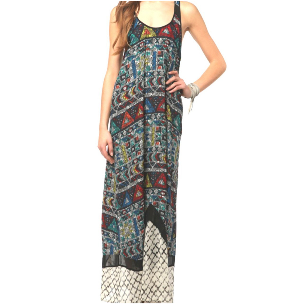 SILENCE AND NOISE Kingston Maxi Dress